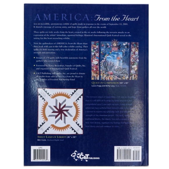 America from the Heart: Quilters Remember September 11, 2001 by Karey Bresenhan - Picture 2 of 3
